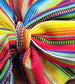 YELLOW SERAPE PRINTED HEADBAND Bow