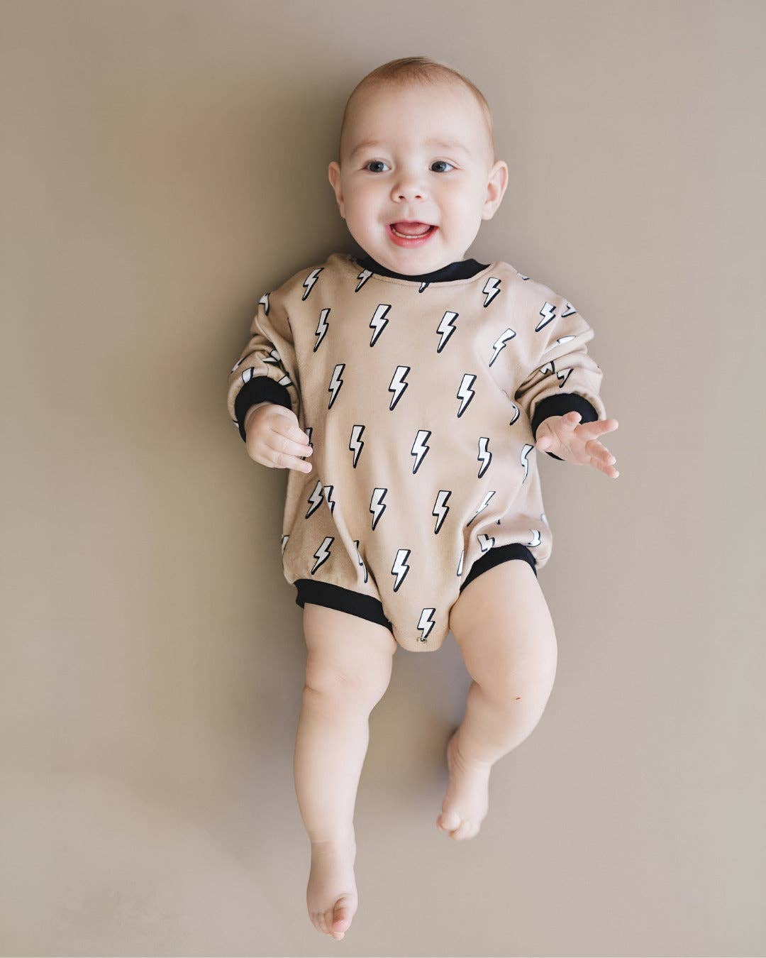 Bubble Romper | Lightning Bolt: 18-24M