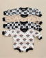 Bubble Romper | Charcoal Bolts: 12-18M