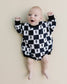 Bubble Romper | Charcoal Bolts: 0-3M