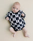 Bubble Romper | Charcoal Bolts: 12-18M