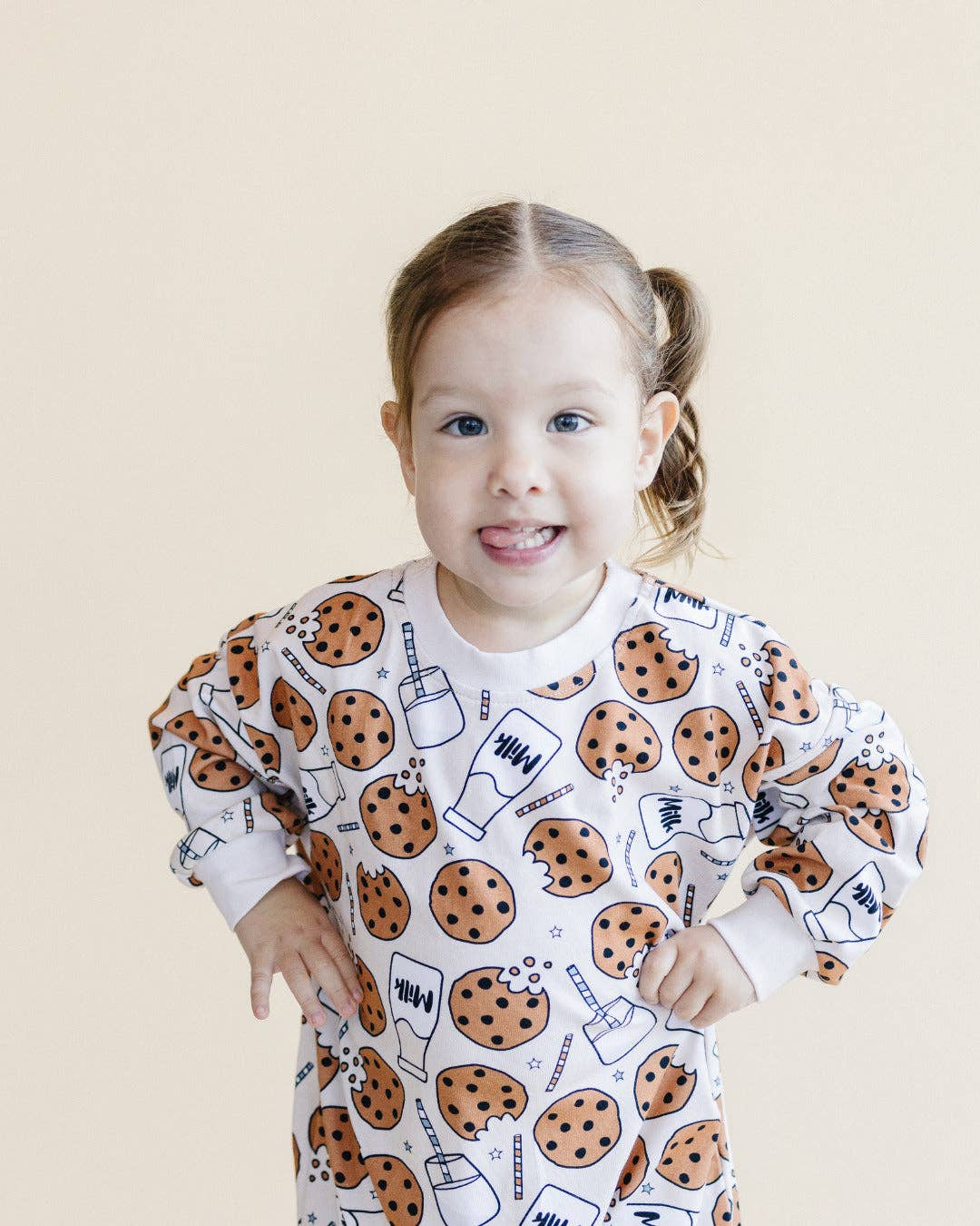 Bubble Romper | Milk & Cookies: 12-18M