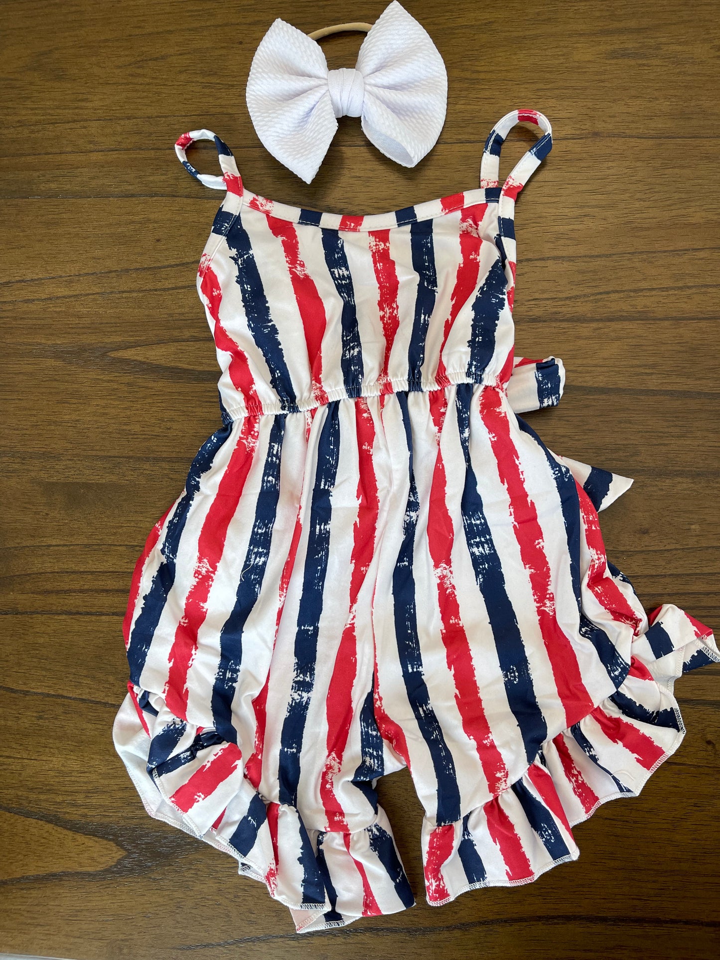 Firecracker ruffle romper