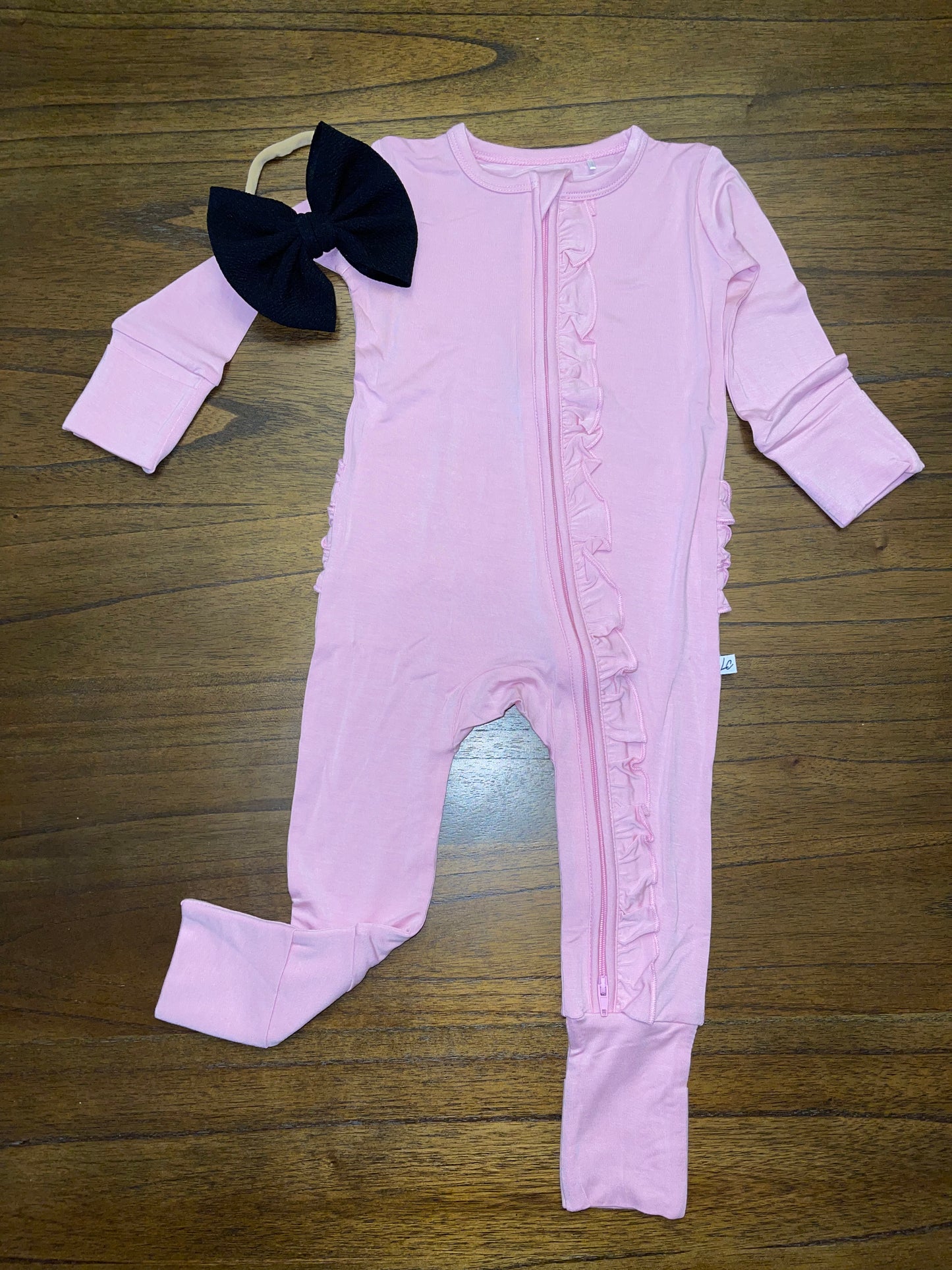 Lillan Pink Footie