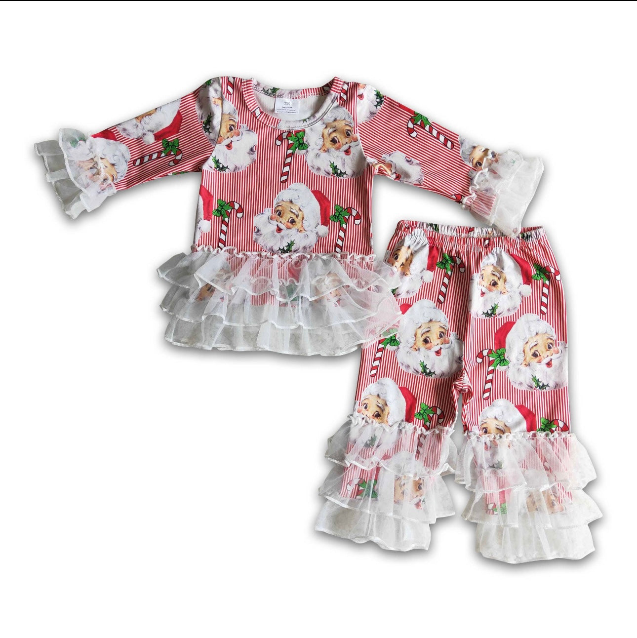 Santa Tulle Christmas Outfit