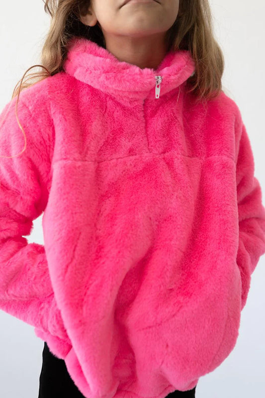 Pink Fuzzy Pullover