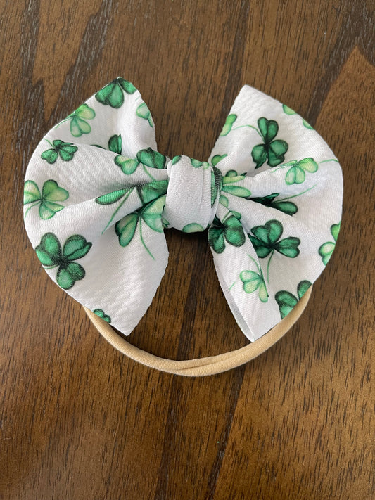 Nylon St. Patty Bow