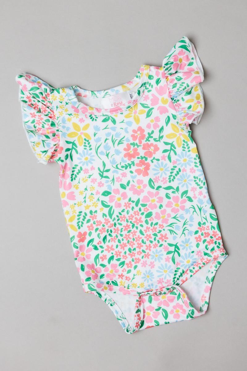 Daffodils Flutter Bodysuit