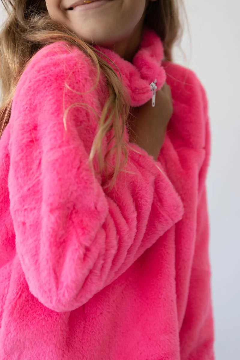 Pink Fuzzy Pullover